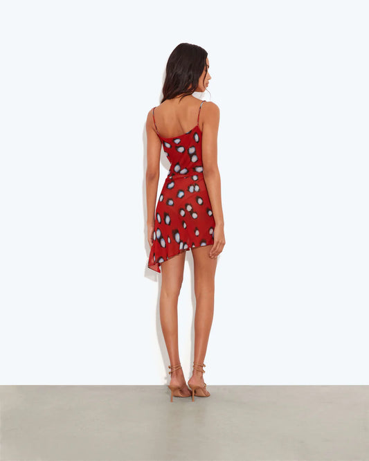 RHOSENA DRESS RED